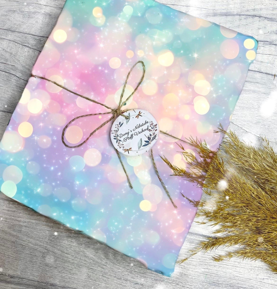 Bunte Seifenblasen Dauervorbestellung Stoff